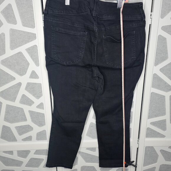 Torrid Womens Jeans Ankle Skinny Denim Black Mid Rise Size 12 - Picture 5 of 6